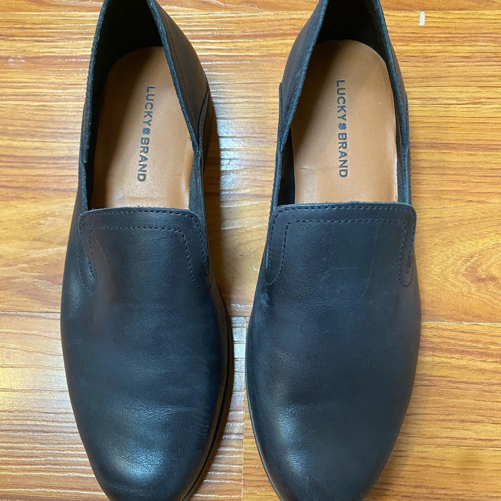 Lucky Brand Women's Black Loafers